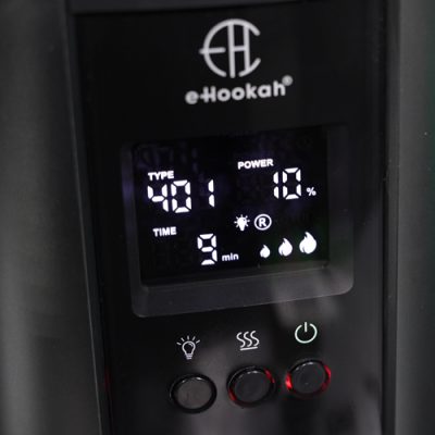 Display mit Zeit, Akku und Programm