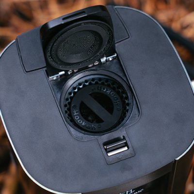 Oberseite: geöffnet mit Pod